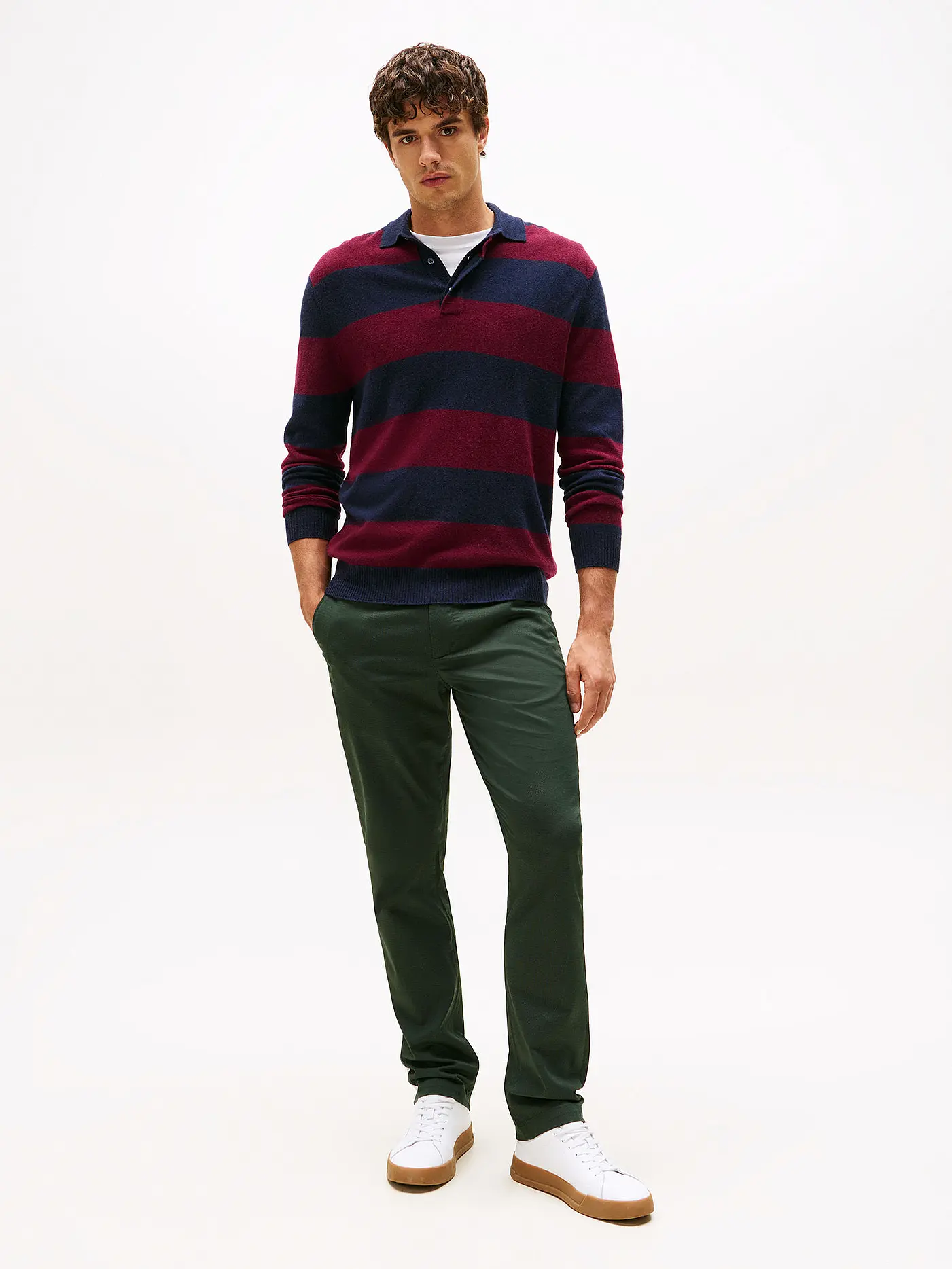 TOMMY HILFIGER | Chino | dunkelgrün